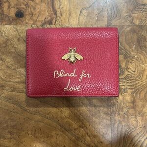 Gucci “Blind for Love” Red Wallet